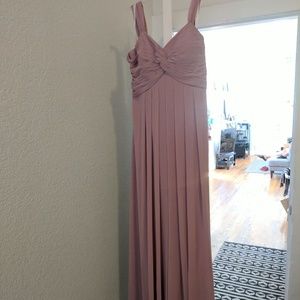 Dusty rose bridesmaid dress